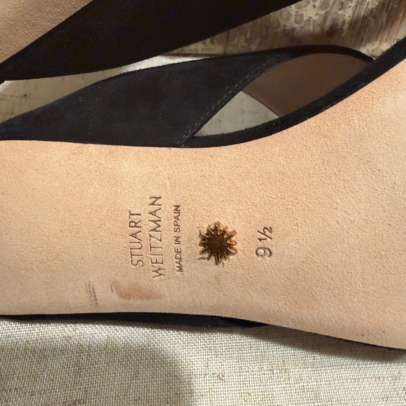 Stuart Weitzman shoes leather heels 9.5 - Picture 3 of 7